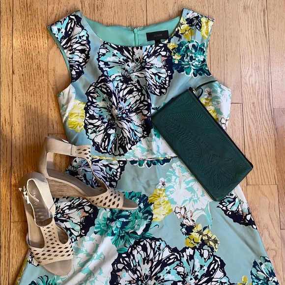 J. Crew Dresses & Skirts - 🎉 HP 🎉 {J. Crew} Silk floral dress
